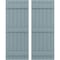 Ekena Millwork Americraft 6-Board, 3 Batten Exterior Real Wood Joined Board-n-Batten Shutters, ARW401BB621X75SBH, PR ARW401BB621X75SBH - alternate 1